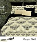 736425440205 Veratex Winged Skull Queen Comforter