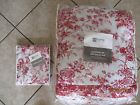 66420927 741348 Jcp Home Collection Queen Red Floral Comforter Set