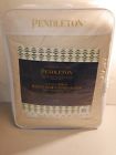 750105134277 Pendleton White Down Comforter Organic Cotton Hypoallergenic King