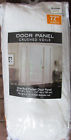 751612042611 Door Panel Crushed Voile One Rod Pocket White