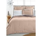 766380528427 Charter Club Stripe King Comforter Beige Taupe Pima