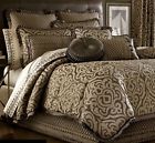 799475715211 New Queen York Luxembourg Piece Comforter Set Mink
