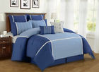8-pc Royalton Home Comforter Queen Prices Luxury Blue Set