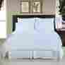 8-piece Ca-solid-white-8bib-micro Royal Tradition White Elegant Bedding Set Super Soft Microfiber Sheets Duvet Comforter