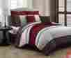 Phy-8cs-king-gh-rd 8-piece Avondale Manor New Beautiful Luxurious King Size Bed Comforter Set Bedroom Bedding Red 868339000968