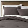 81789270 Threshold King Space Dyed Cotton Linen Comforter And 191908533681