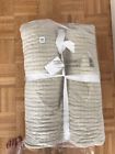 8366700 Pottery Barn Linen Pickstich Quilt King New