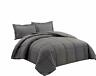840079108449 Chezmoi Collection Down Alternative Comforter Set Twin Gray