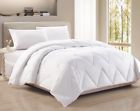 840079109408 Chezmoi Collection White Chevron Zigzag Down Alternative Comforter