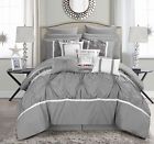 840444127549 Chic Home Ashville Piece Comforter Set Floral Pinch