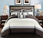 840444132338 Chic Home Falcon Piece Comforter Set Patchwork Color