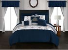 843145106721 Chic Home Emily Pcs Comforter Set Color Block