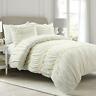 848742092262 Lush Decor Ivory Darla Piece Comforter Set King