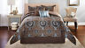 86830 Bedding Comforter Sets King Size Victoria Jacquard Blue 7451129886830