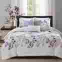 88530 Madison Park Jocelyn 6-pc Coverlet Set Quilt Comforter Sheet King Cal Blue 885308286345