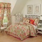 885308396211 Waverly Waveryly Charismatic Honeysuckle Reversible Pcqueen Quilt Set