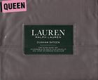 886087155853 Ralph Lauren Dunham Sateen Tc Charcoal Gray Sheet