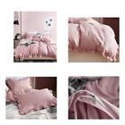 888679220888 Haru Homie Microfiber Reversible Solid Color Ruffled Duvet