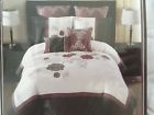 889459019425 Maliah King Piece Embroidered Comforter Set Pillow Shams