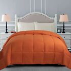 889954180224 Superior Twin Dusty Orange Classic Down Alternative Poly