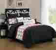 9-piece Ribb-q-bkr Artistic Linen Comforter Set Queen Size Bedding Luxury Soft Fabric Modern Design New 733281414975