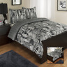 9100-044-0005 Madison Avenue Comforter Set King Black Free Shipping