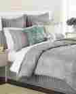 9pcbcqn618 Martha Stewart Briercrest 9 Piece Queen Comforter Set Silver 054206560974