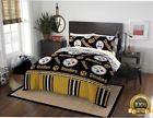 9x4tolib Nfl Comforter Set Queen Pittsburgh Steelers Bedding Sheet Black Bed