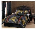 A502653 Comforter Set Black And Gold