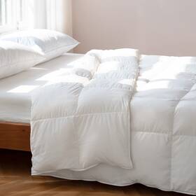 Airgd20-010 Airluck Luxury Feather Down Comforter Queen Full Size - White