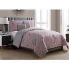 All5csfuquinz6 Vcny Home Grey Medallion Piece Size Comforter Set 735732294587