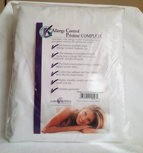 Allergy Control Products 032478004464 Pristine Complete Comforter Cover Twin Size White