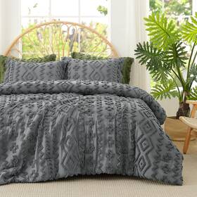 Am Lie Home B0fhgw8jsd Amlie Tufted Boho Comforter Set Twin Size 2 Pieces Soft