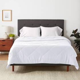 B01n5qrpo2 Amazon Basics Reversible Microfiber Comforter Blanket Full/queen All-season W