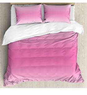 X00236spkf Ambesonne Pink Gradient Twin Comforter Set With Pillow Shams