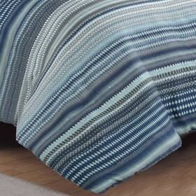 American Home Fashion 812675027882 Estate Collection Taj Comforter Set Blue King
