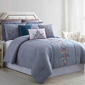Amrapur Overseas Nadia 8-piece Embellished Comforter Set Queen