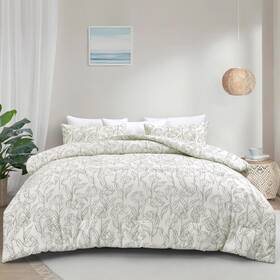 Arianaut 753849732075 King Cotton Printed Comforter Set - Soft Lightweight And All-season Bedding