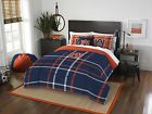 Auburn Collegiate Full Embroidered Comforter 2 Sham Set 087918216341