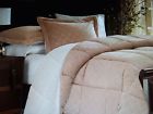 Avenue Eight New King Size Comfort Set Reversible Embossed Tan Velvet To Sherpa 675716580124