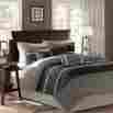 B00d3y36 Madison Park Luxurious 7 Piece Embroidery Black Gray Microsuede Comforter Set New B00d3y36 Madison Park Luxurious 7 Piece Embroidery Black Gray Microsuede Comforter Set New