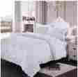 B00qleht1w Homehug 1800 Thread Count 3pc Microfiber Polyester Pinchpleat Comforter Set White King 600083031825