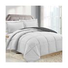 B079j3pyr5 Clara Clark Queen Comforter Reversible Duvet Insert Hypoallergenic Plush