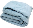 B3388 Unbranded Blue Light Full Queen High Quality Oversized Down Alternative Comforter Soft