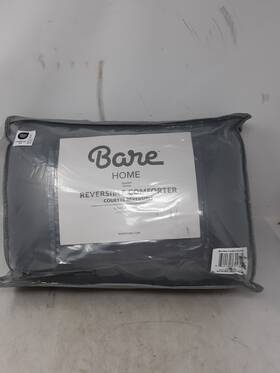 Bare Home 840105700869 Queen Microfiber Reversible Comforter