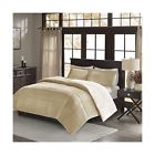 Basi10-0230 Madison Park Jackson Corduroy Reverse To Berber Comforter Mini Set