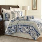 Ma-bcs-ks10-larch-cad Bcs-ks10-larch-cad Aico La Rochelle Cadet Pc Queen Comforter Set