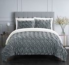 Bcs03010-an Chic Home Naima Piece Comforter Set Ultra Plush 843145103010