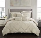 Bcs10308-an Chic Home Hannah Piece Comforter Complete Bag Pinch 843145110308