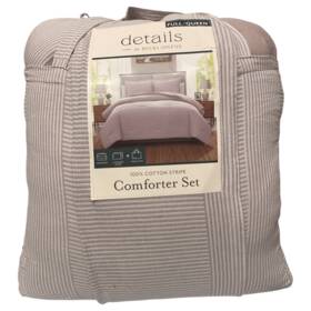 735732565250-p Becki Owens Ny Details By 3-piece Ryan Cotton Comforter Set Full/queen